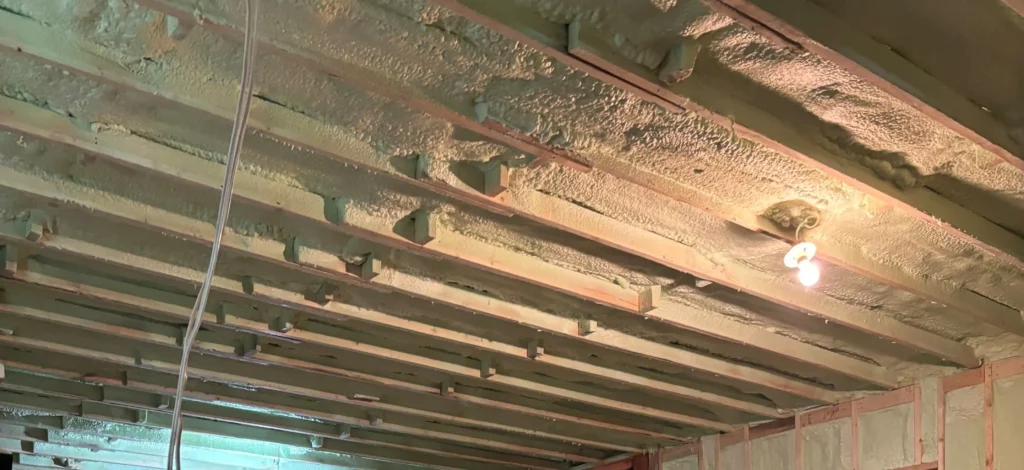 floor joist spray foam insulation pincher creek