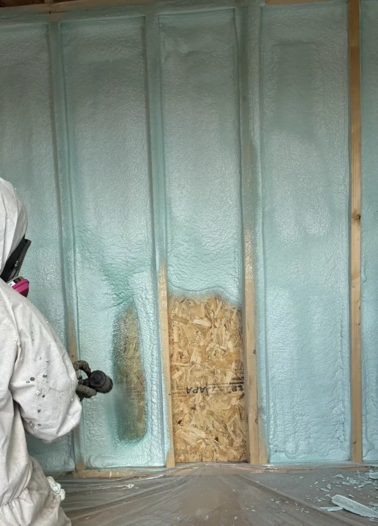 spray foam high river